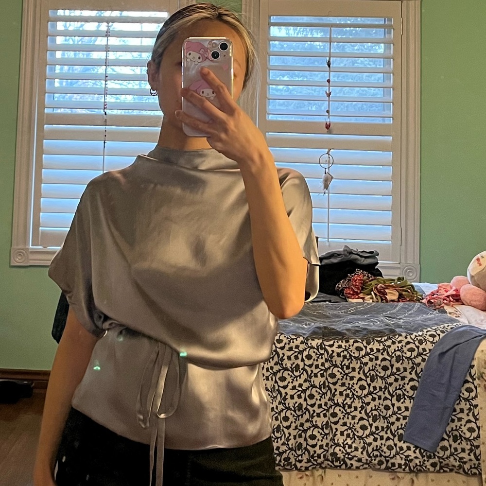 WILFRED LE FOU WRAP BLOUSE
